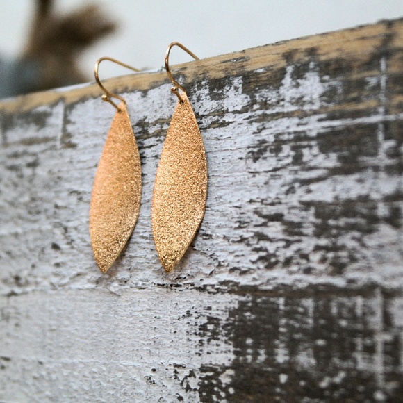 2/$15 • Leaf Drop Earrings - Picture 2 of 6